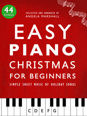 cover image of Easy Piano Christmas for Beginners